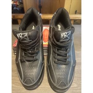 KR Strikeforce Men's Flyer RH Or LH Bowling Shoes Black Sz 10 CLEAN